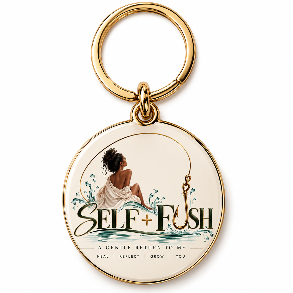SELF+FISH Signature Keychain